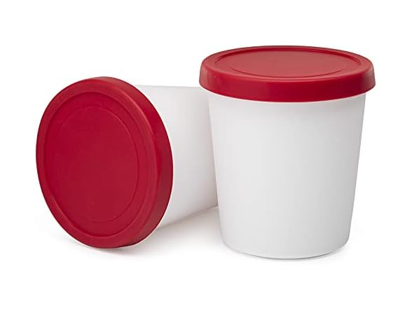 ChefWave Reusable Ice Cream Containers - Set of 2