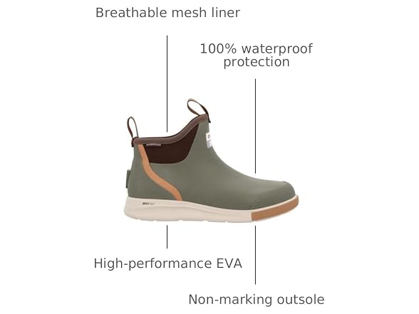 XTRATUF Mens Ankle Deck Boot Sport