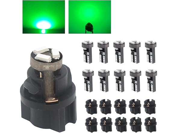 Siweex T5 LED Bulbs Green 74 10 Sets