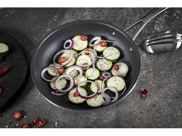 Kuhn Rikon Induction Frying Pan, 8 inch/20 cm, Silver