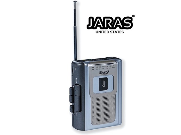 Jaras Portable AM/FM Radio and Cassette Player