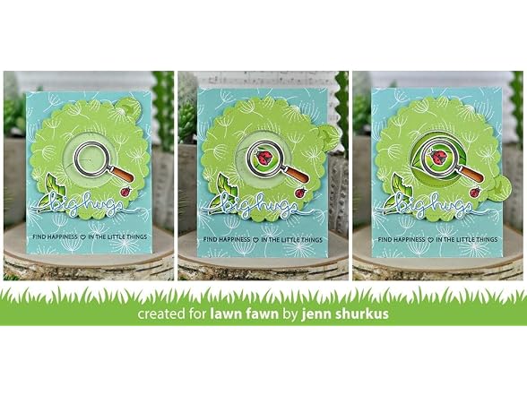 LAWN FAWN Magic Iris Scalloped Add-On Lawn