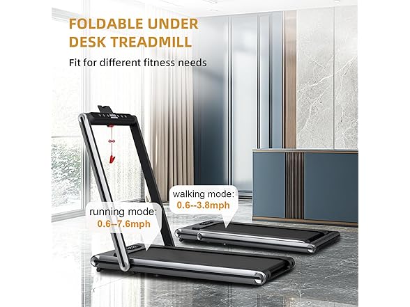 NAYSAYE 2-in-1 Treadmill