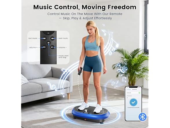 HVX Vibration Plate Exercise Machine 450 lbs Capacity