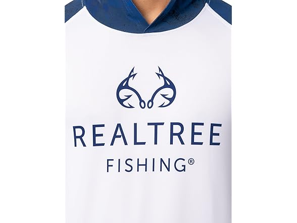 Realtree Men Long Sleeve Patriotic Fishing Hoodie