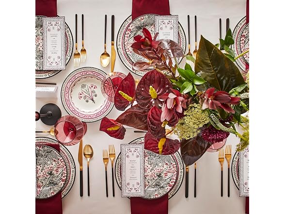 Marchesa Serengeti 4-Piece Dinner Plate Set Porcelain