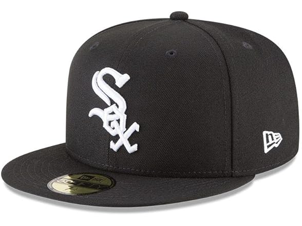 New Era 59Fifty Hat Chicago White Sox Basic Baseball Black Cap 11591167 (7 1/2) (Open Box)
