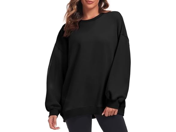 Fkeep Women Oversized Sweatshirt Women Crew Tops