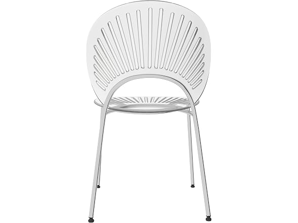 LeisureMod OC20CL2 Opulent Dining Chair Clear