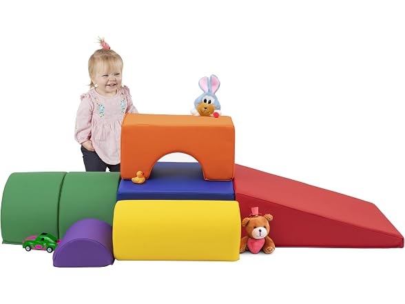 FDP SoftScape Playtime and Climb, 6-Piece - Assorted