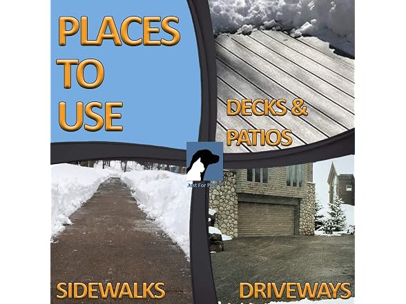 JUST FOR PETS Snow & Ice Melter Safe
