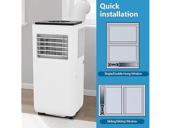 dainslef Portable 3-in-1 Air Conditioner - 8,000 BTU