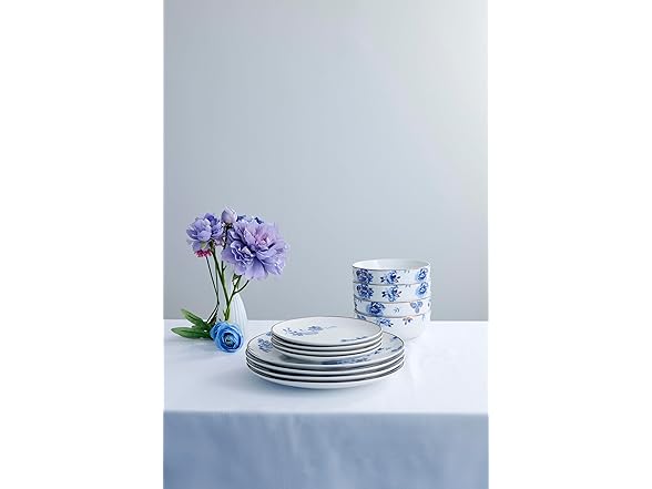 Stone Lain Viola 12-Piece Dinnerware Set