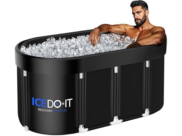 129 Gal XL Large Oval Ice Bath Tub