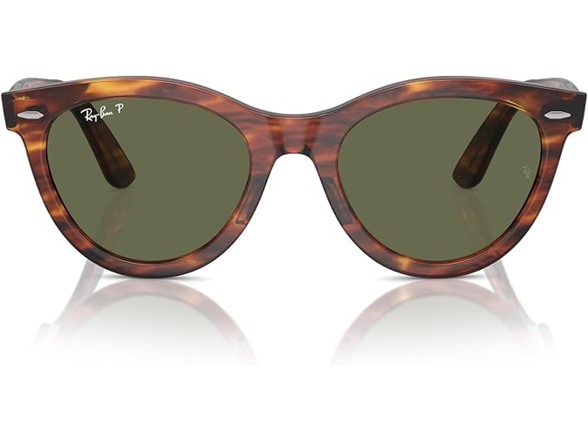 Striped Havana/Green Polarized