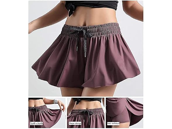 Opopo Girls (M) Butterfly Flowy Shorts