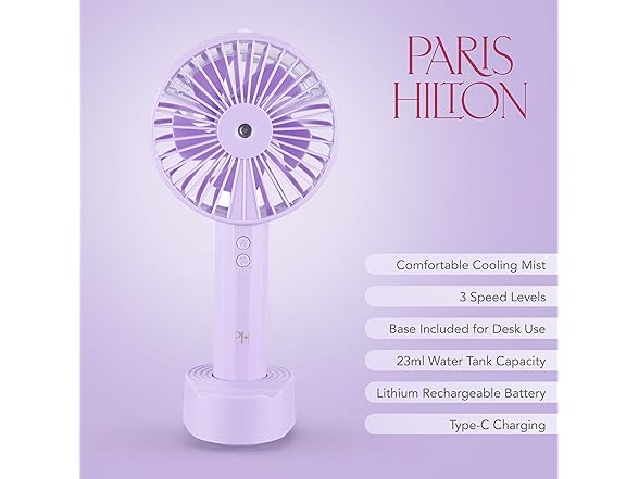 Paris Hilton Misting Fan