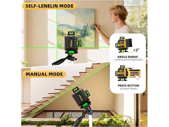 Tsokzo 16 Lines Laser Level with Tripod - Gallery 4