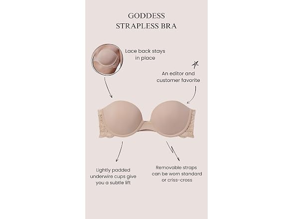 Skarlett Blue Women (34C) Goddess Convertible Bra