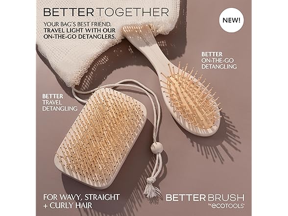 EcoTools Travel Detangler Hairbrush