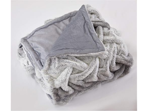 Modern Threads Faux Fur Throw Blanket
