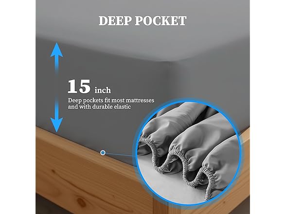 Simple Deluxe 4 Pc Microfiber Sheet Set Queen