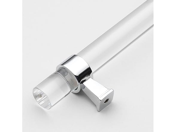 5" Acrylic Cabinet Pulls Chrome 10Pk