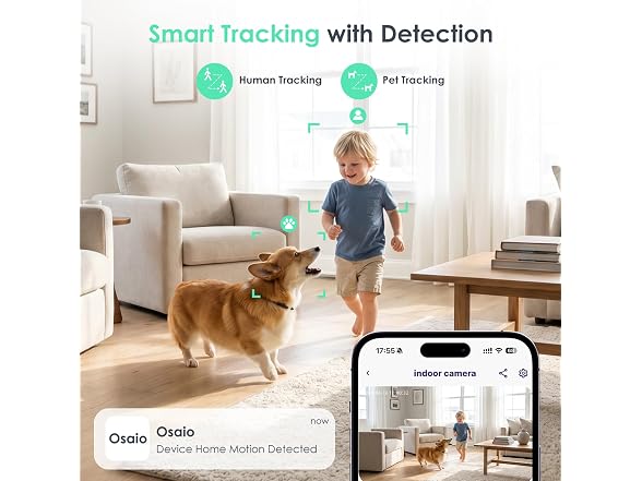 YOTON 2K Indoor Security Camera WiFi