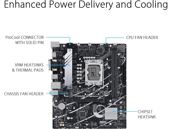 ASUS Prime B760M-K D4 Gaming