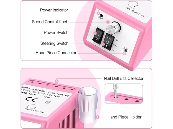 20000RPM Electric Nail Drill Professional