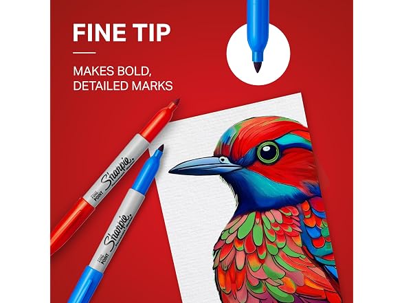 Sharpie Permanent Markers, Fine and Ultra-Fine Points
