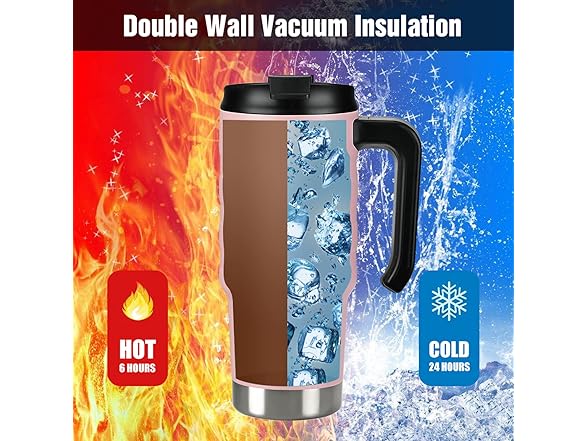 HAUSHOF 24 oz Travel Mug, Insulated