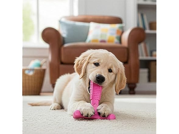 SPOT Bam-Bones Puppy T-Bone Dog Chew Toy