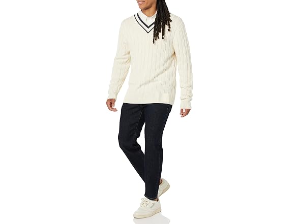 Amazon Essentials Cable-Knit Sweater (XS)