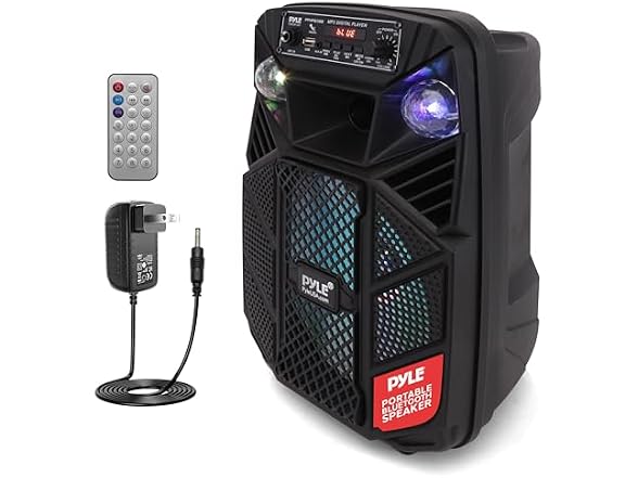 Pyle 8” Bluetooth Portable PA Speaker - 300W