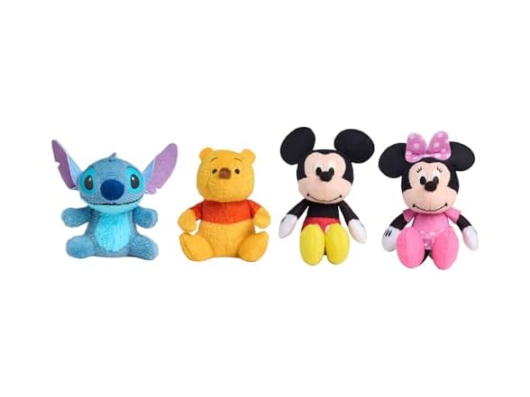 Disney Littlest Friends Plush 4-Pack