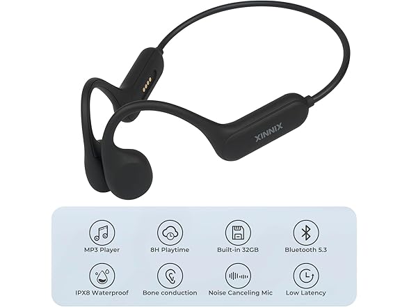 Xinnix Bone Conduction Swimming Headphones