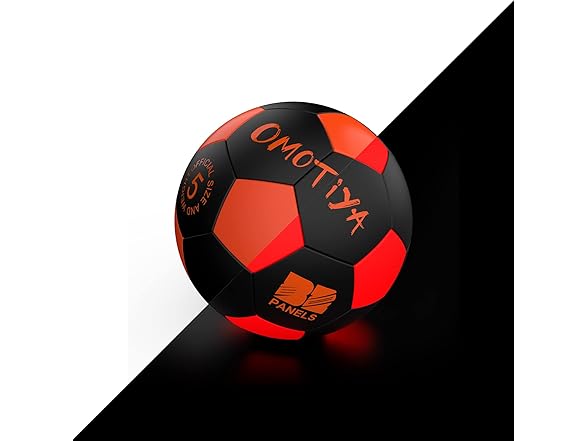 OMOTIYA LED Light Up Soccer Ball