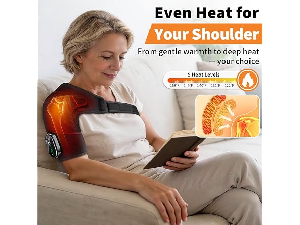 BAISEMAIN Shoulder Heating Pad Massage