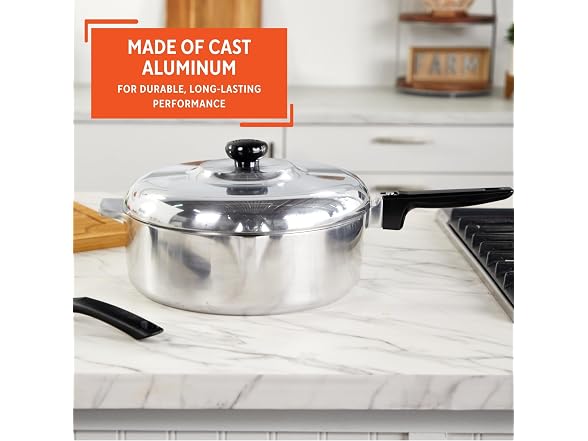 IMUSA 6.2 Qt Cast Aluminum Cajun Dutch Oven