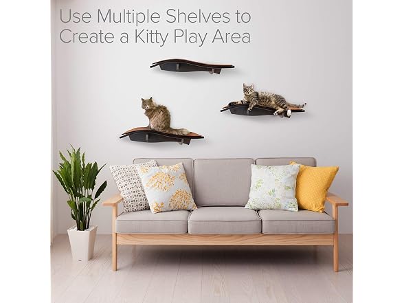 Arf Pets Cat Perch, Wall-Mounted 2Pack