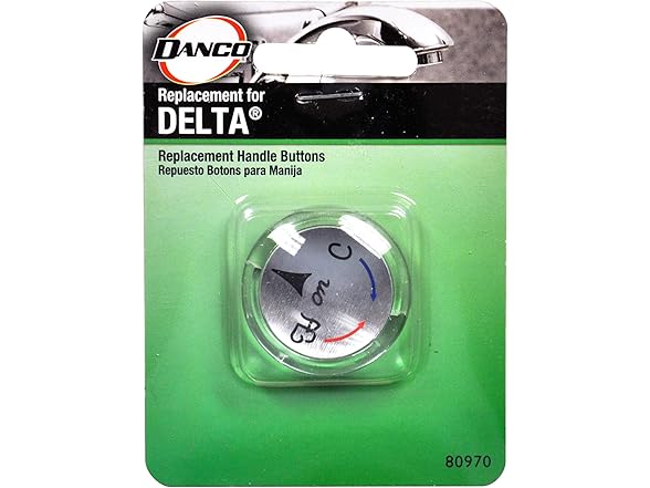 DANCO Index Button for Delta, Clear