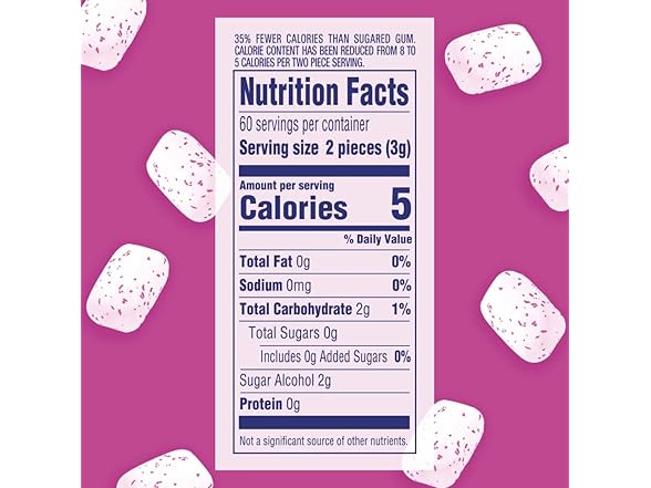 120Ct ORBIT Bubblemint Sugar Free Chewing Gum