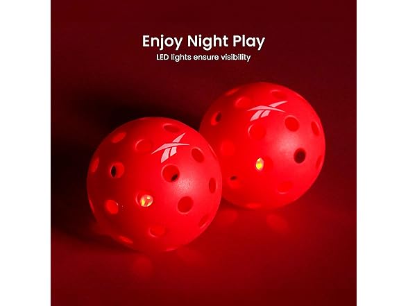 Reebok - LED Pickleball 40 Hole (6-Piece)