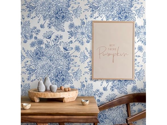 Vinatge Floral Peel and Stick Wallpaper