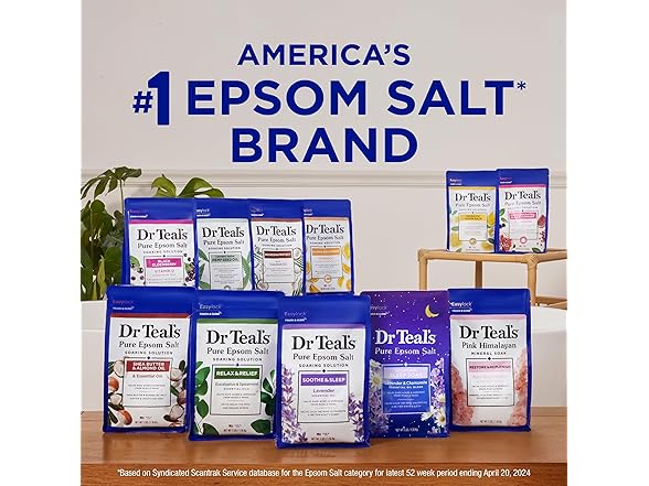 Dr Teal's Epsom Salt Shea & Almond 3lbs