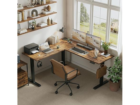 L Shaped Standing Desk 63 x 55 Inch