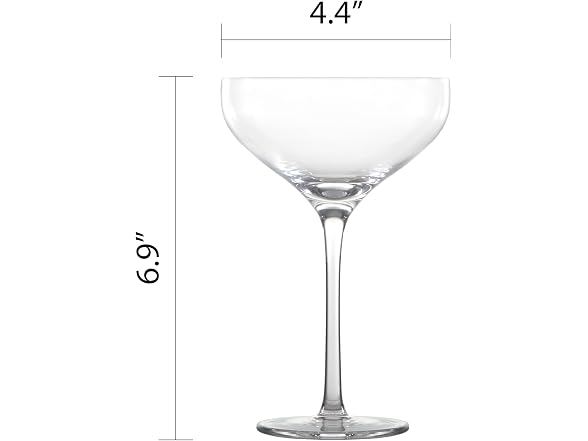 Fortessa Gala Glass, 10.5 Ounce Coupe Cocktail (Set of 4)