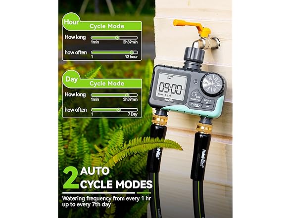 RAINPOINT 2 zone sprinkler timer