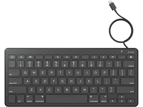 ZAGG Wired Keyboard with 18" Cable